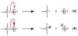 Thus, Homolytic Cleavage Of A Carbon-bromine Bond (a Radical Process 